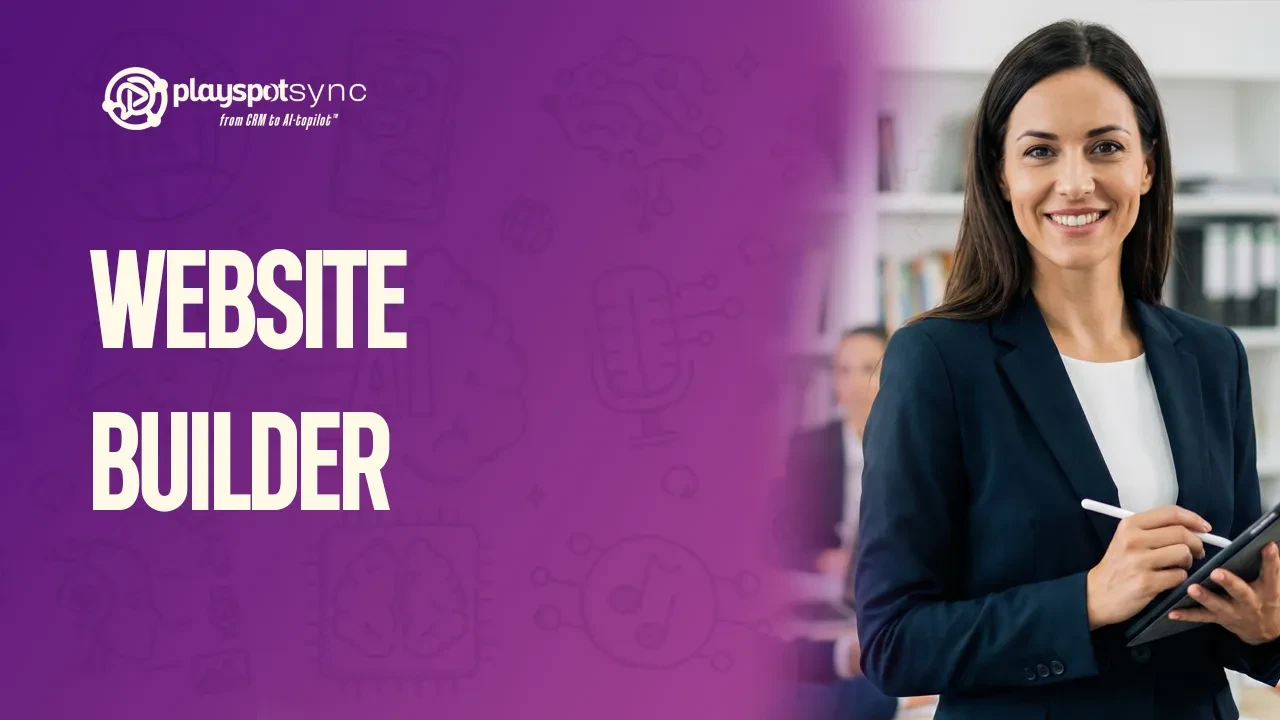 Website Builder / Creador de Sitios Web lesson poster