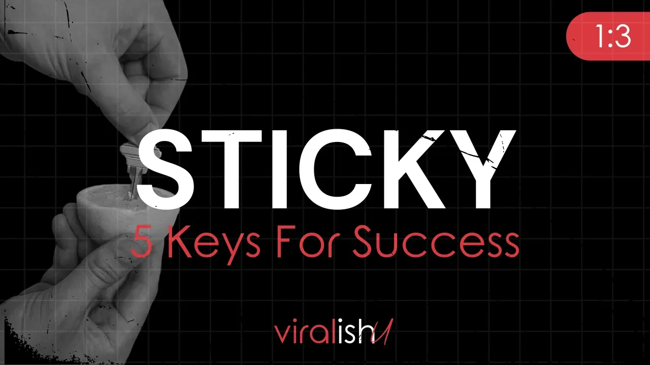 5 Keys for Success lesson poster