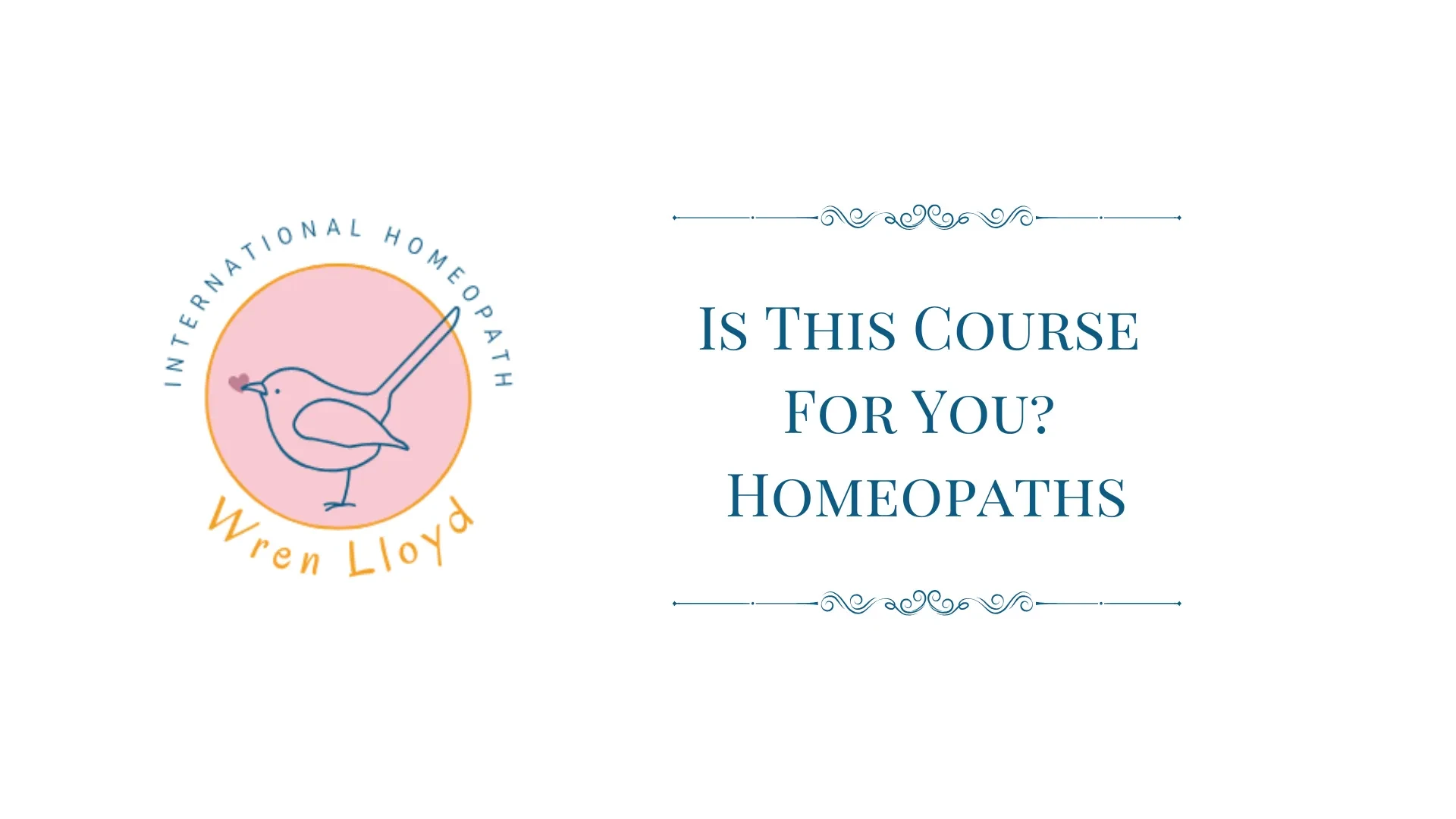 Is This Course For You? {Homeopaths} lesson poster