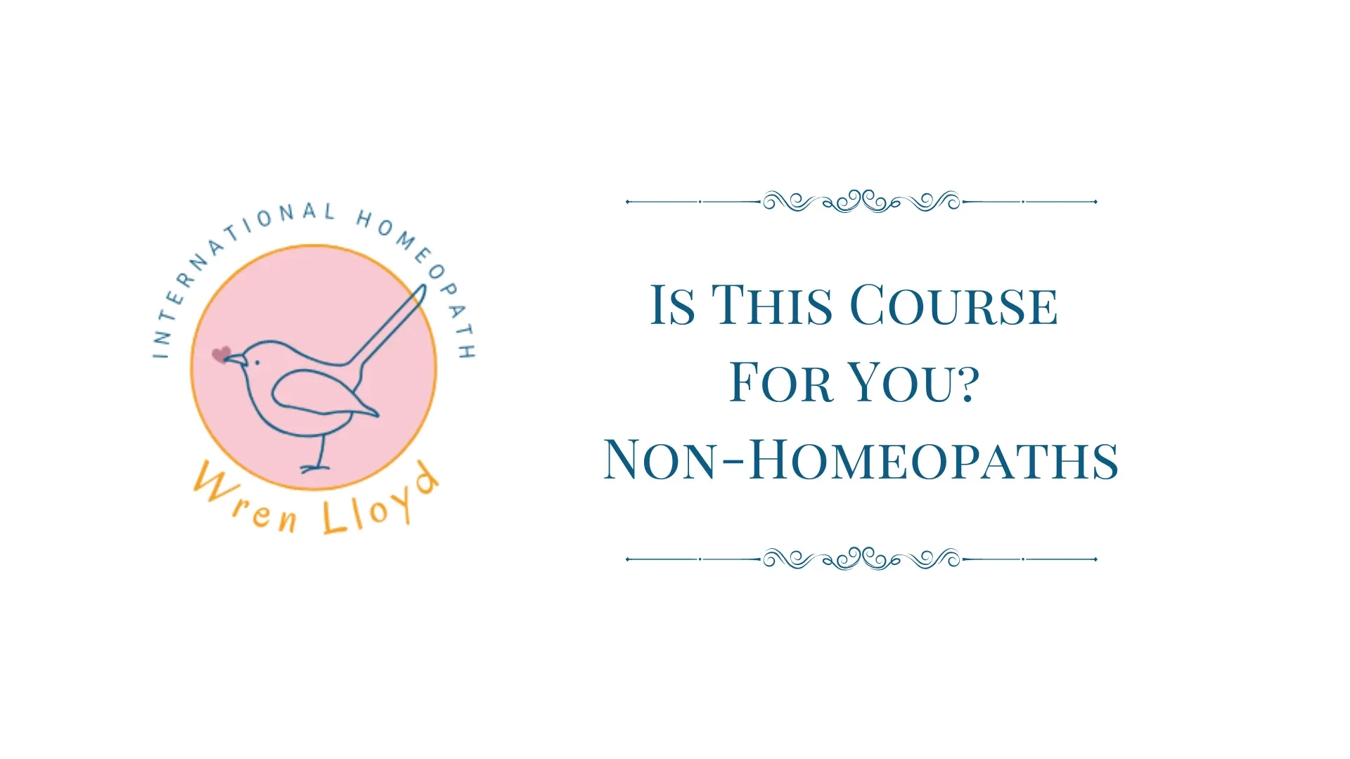 Is This Course For You? {Non-Homeopaths} lesson poster