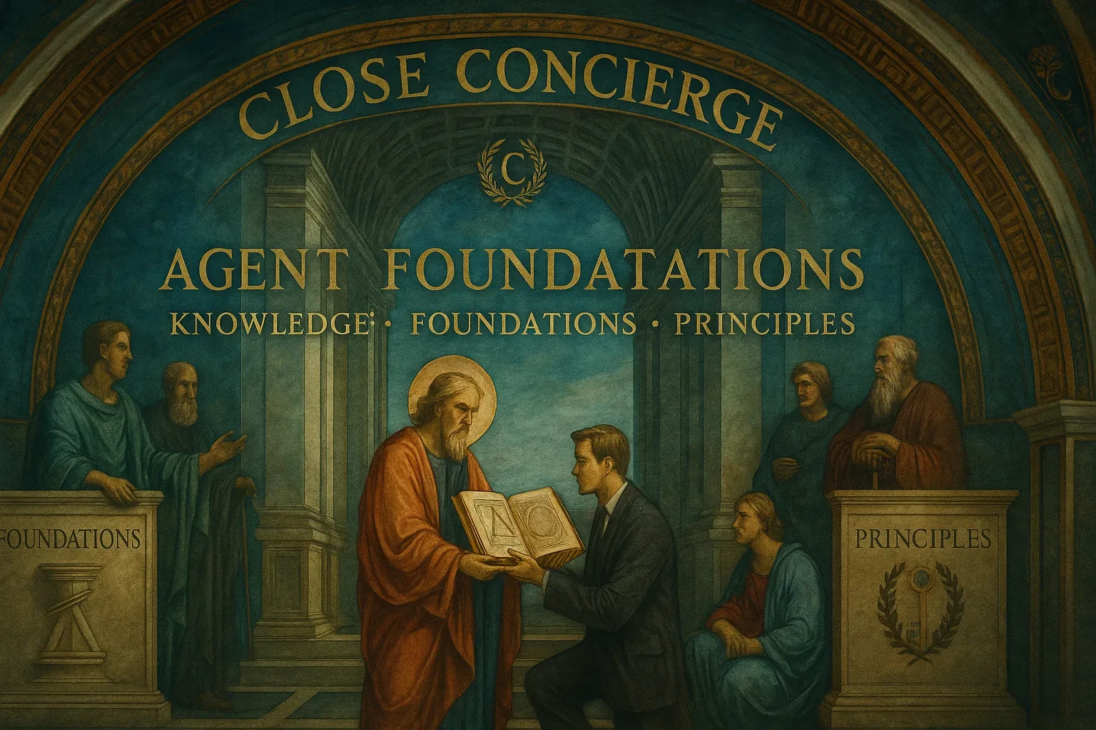 Close Concierge Agent Foundations lesson poster