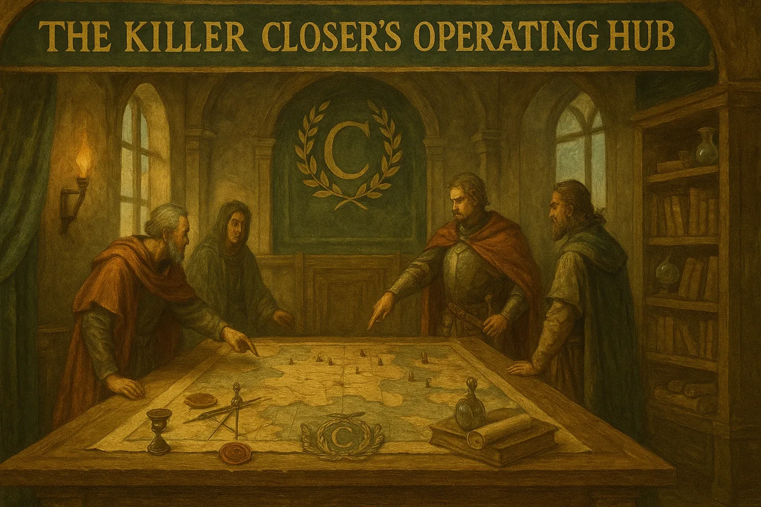 The Killer Closer's Operating System lesson poster