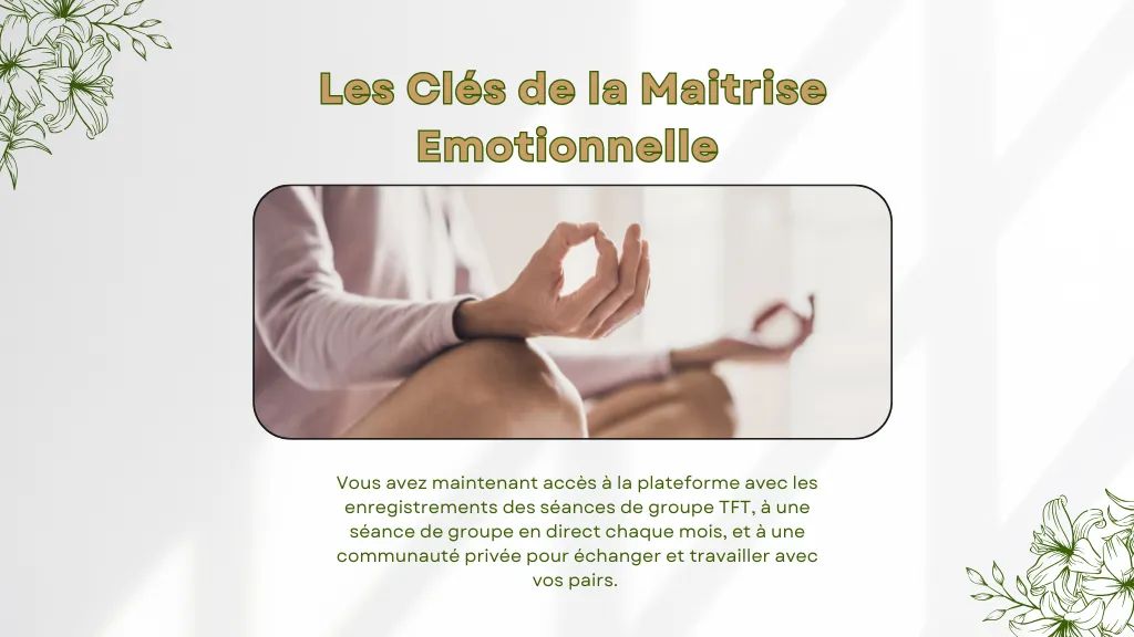 Les Clés de la Maîtrise Emotionnelle