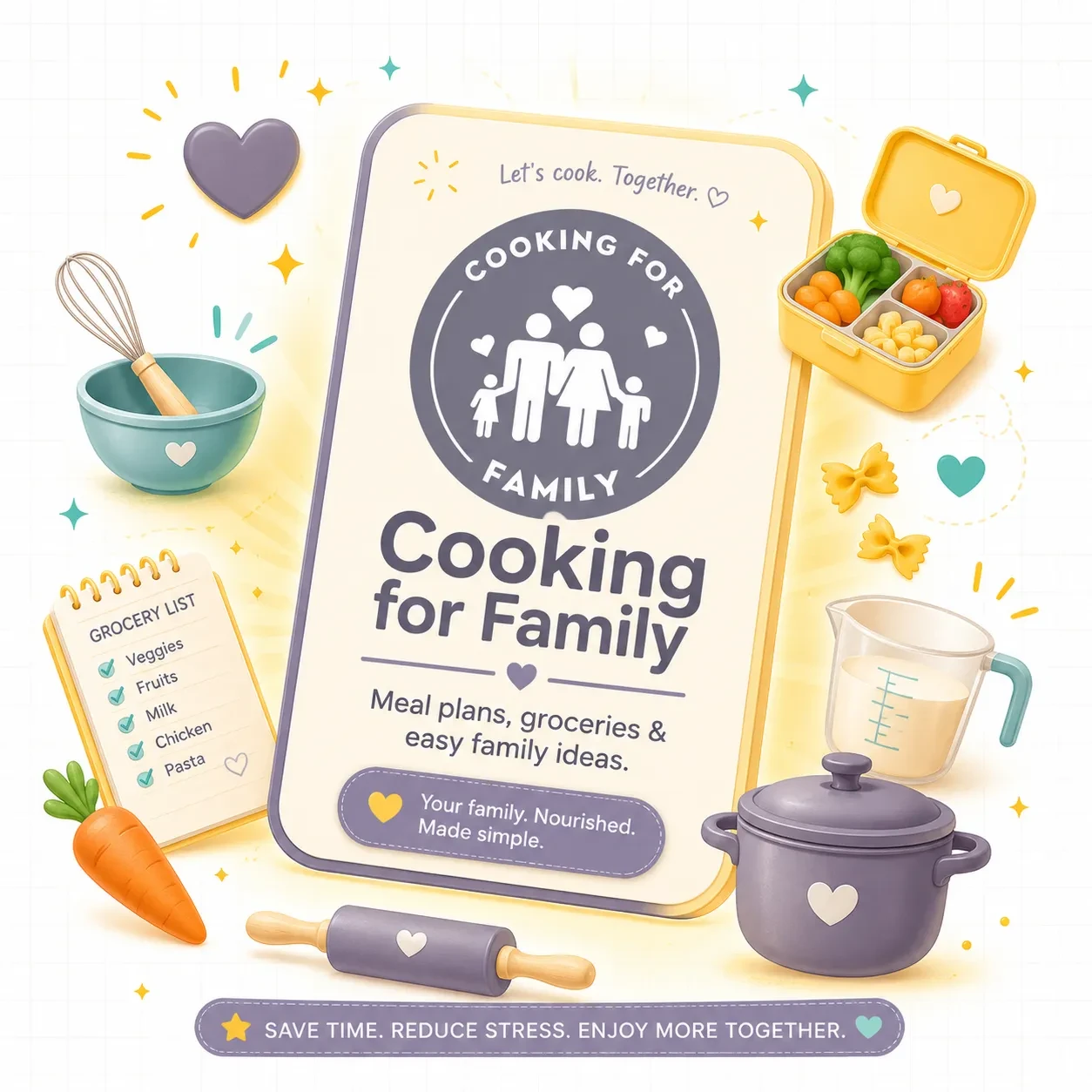 🍳 BONUS: COOKING FOR FAMILY - AI Meal Planning Assistant lesson poster