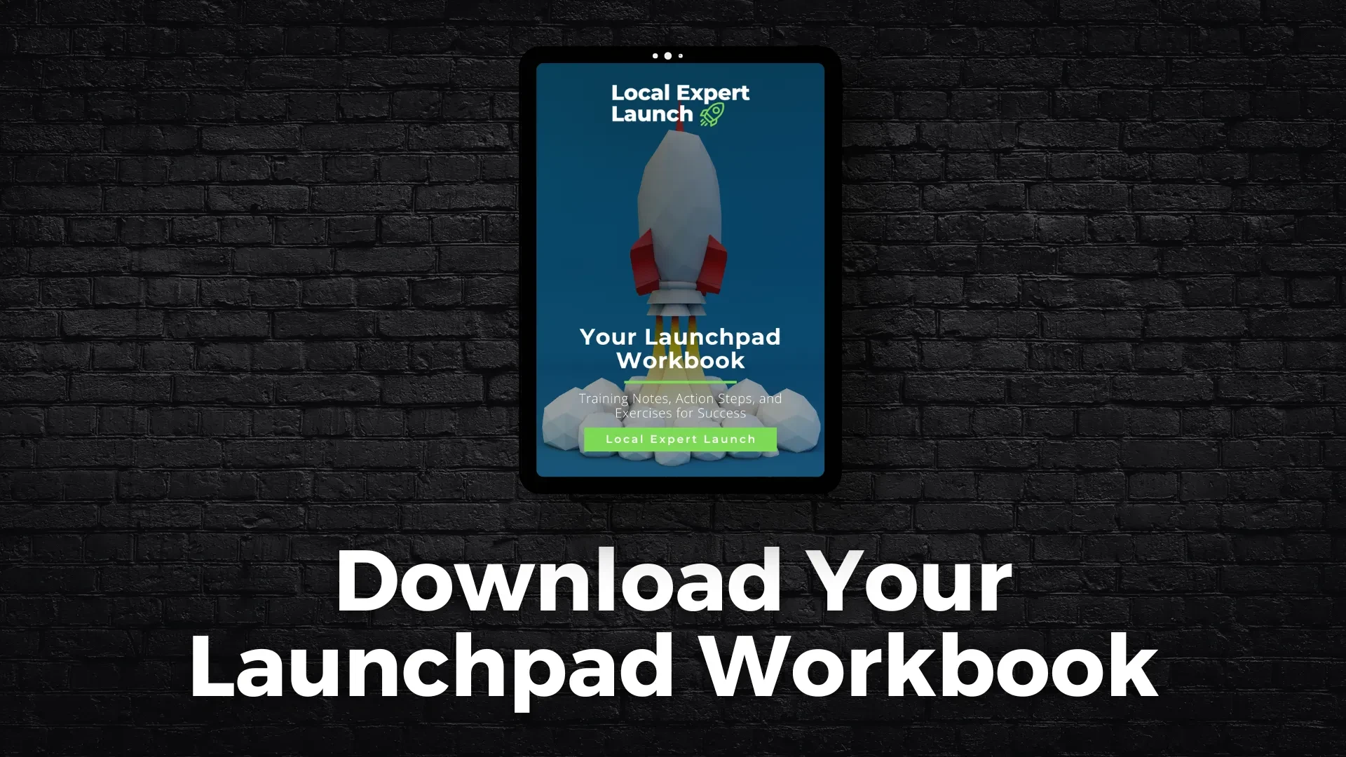 Your Launchpad Workbook Walkthrough lesson poster