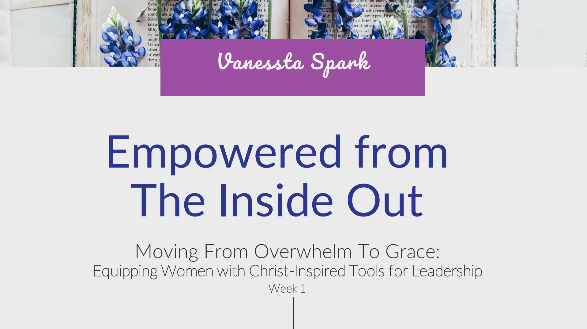 Week 1: Subconscious Survival: Living from the Inside Out lesson poster