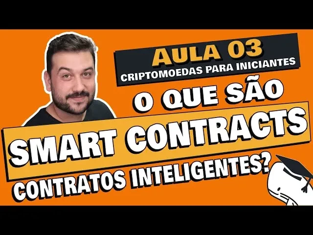 O que são contratos inteligentes lesson poster