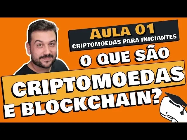 O que são Bitcoin e Blockchain lesson poster