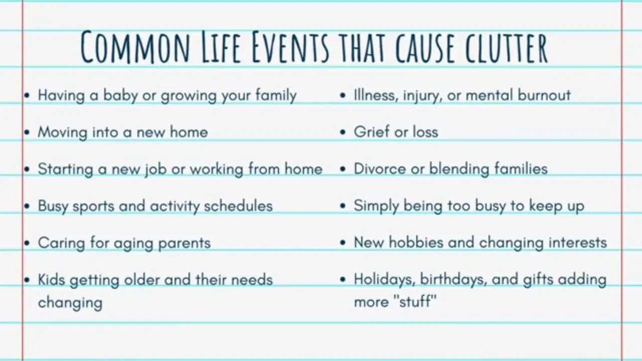 Clutter is sneaky lesson poster