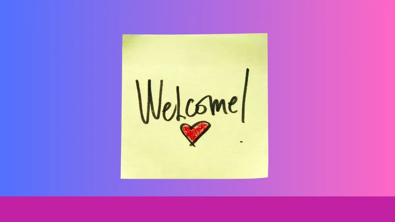 Welcome to the Course lesson poster