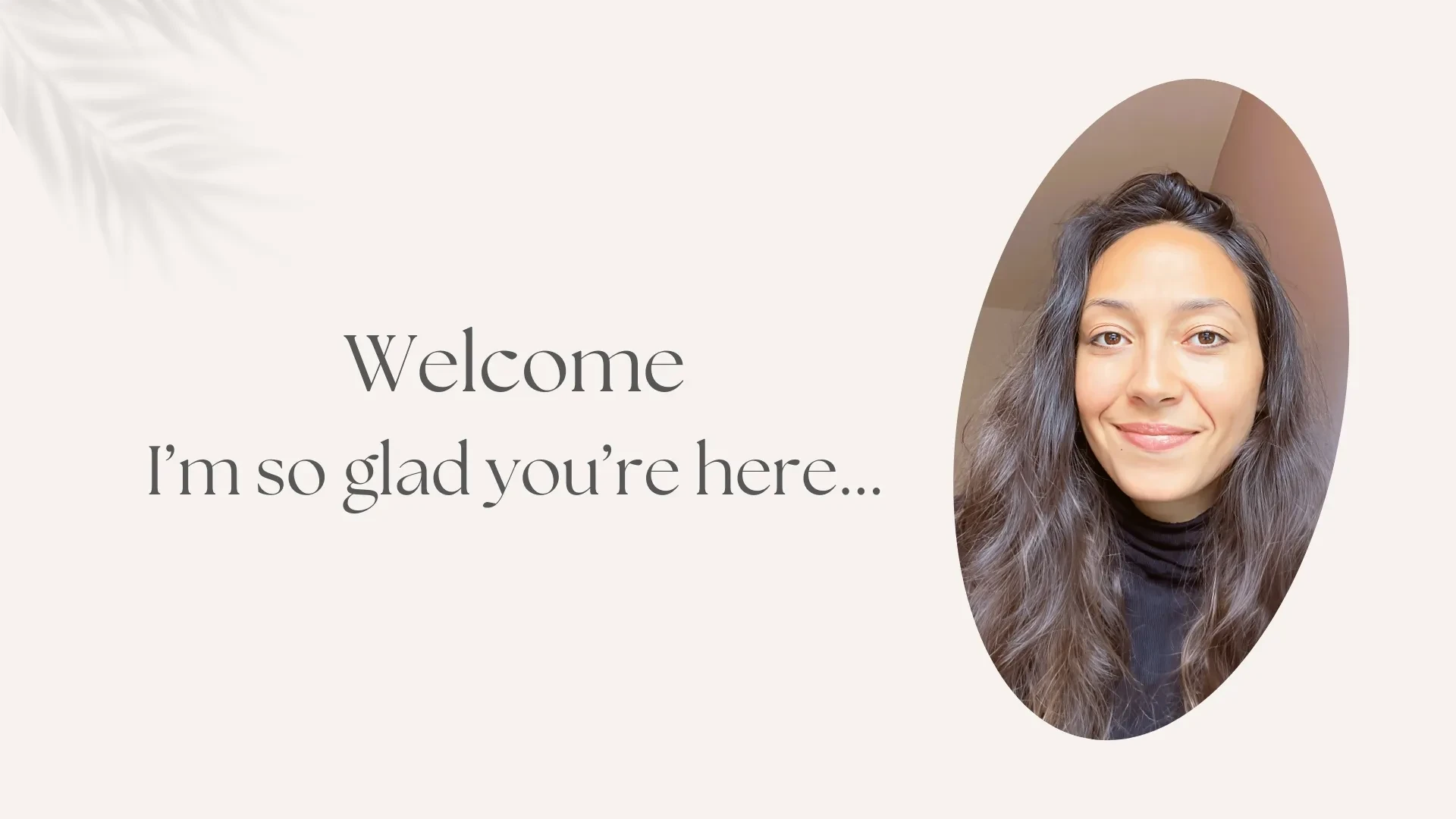 Welcome lesson poster