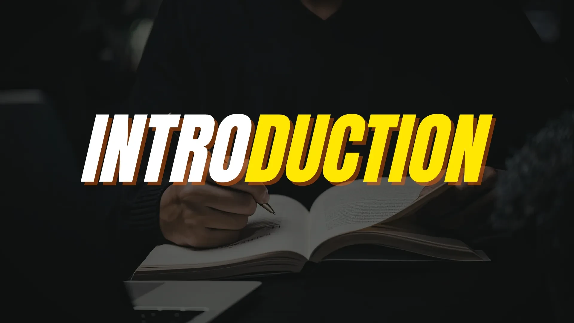 Introduction lesson poster