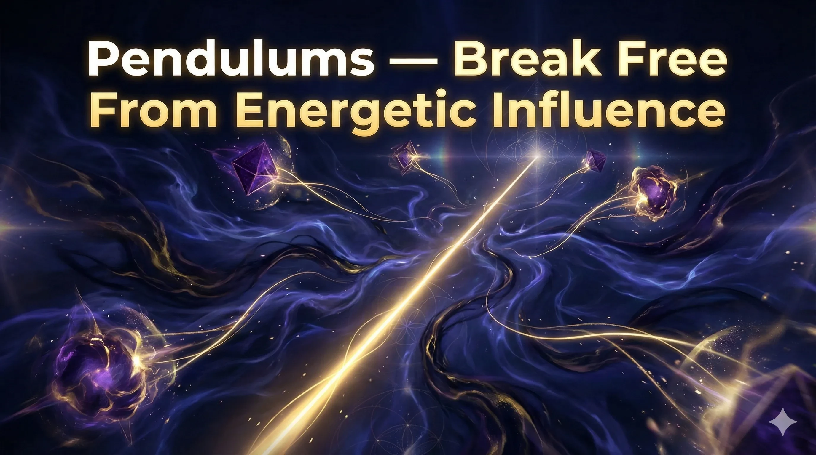 Module 02: Pendulums (Defeating the Invisible Energetic Algorithm) lesson poster