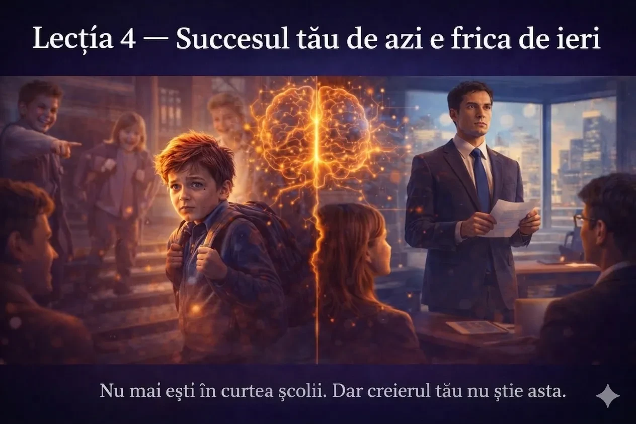 Lecţia 4: Succesul tău de azi e frica de ieri lesson poster