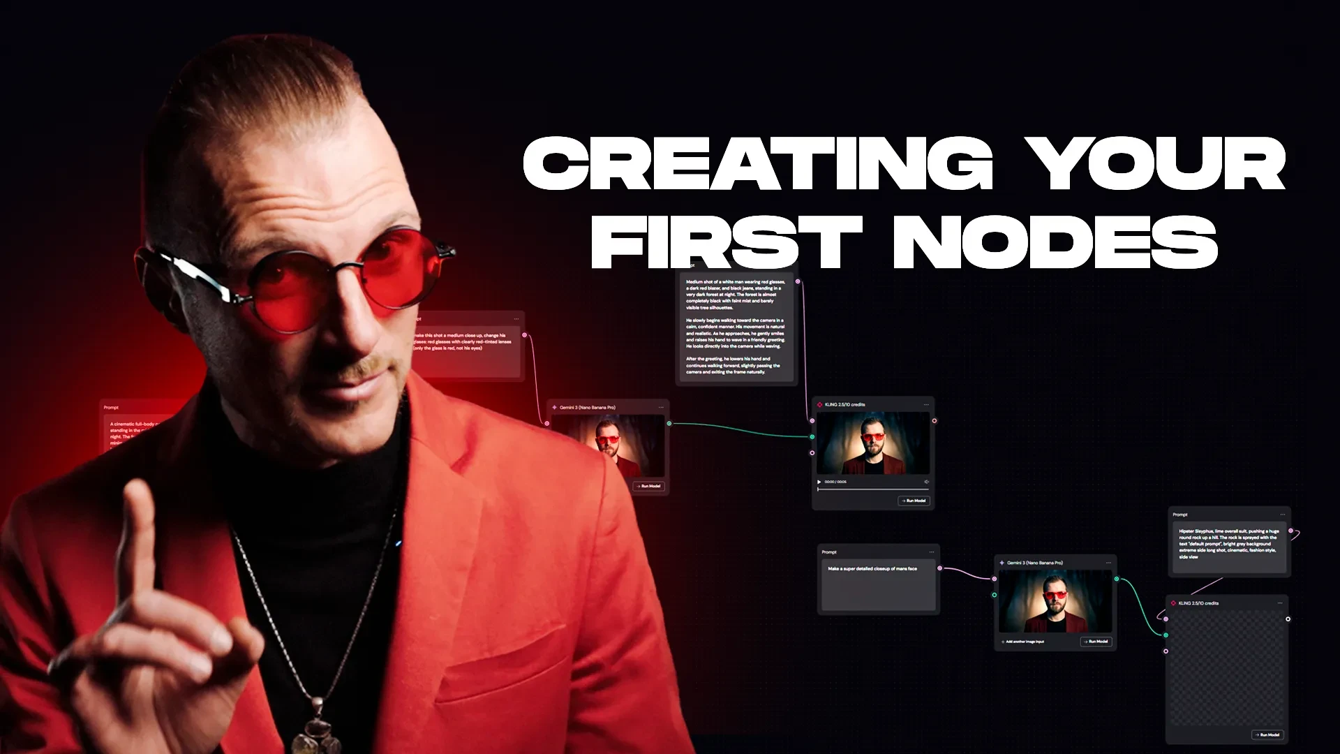 Creating Your First Node system + Comparing Image & Video Models lesson poster
