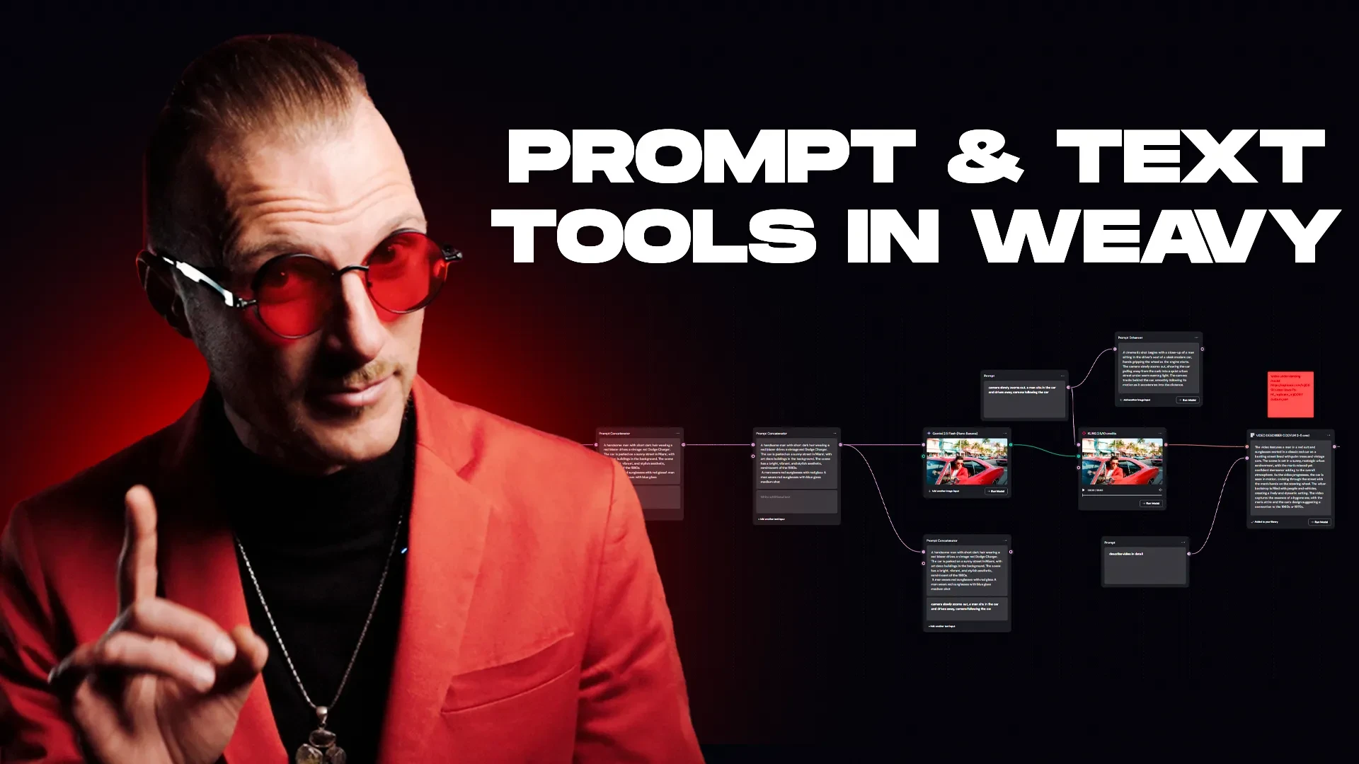 Text & Prompt Tools Secrets in Weavy for Maximum Efficiency & Creativity lesson poster
