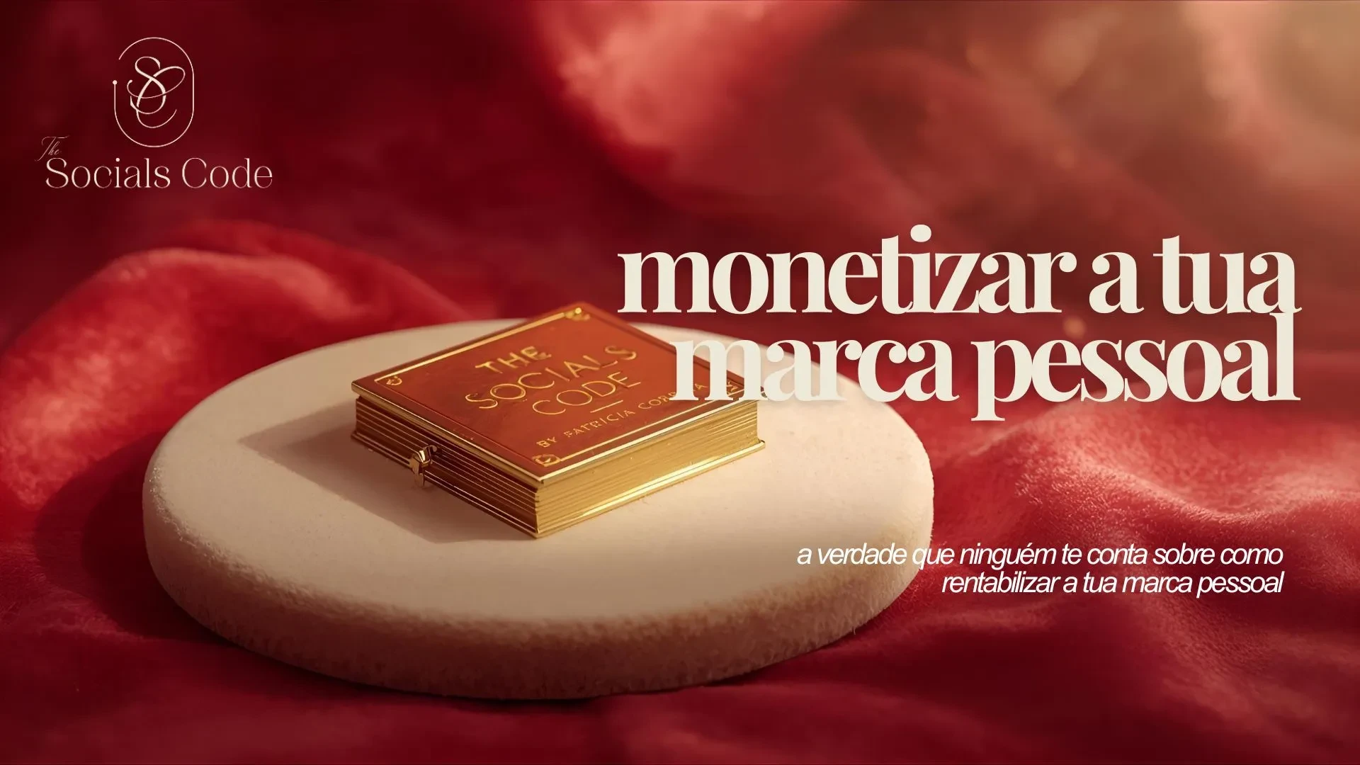 MONETIZAR A TUA MARCA PESSOAL lesson poster