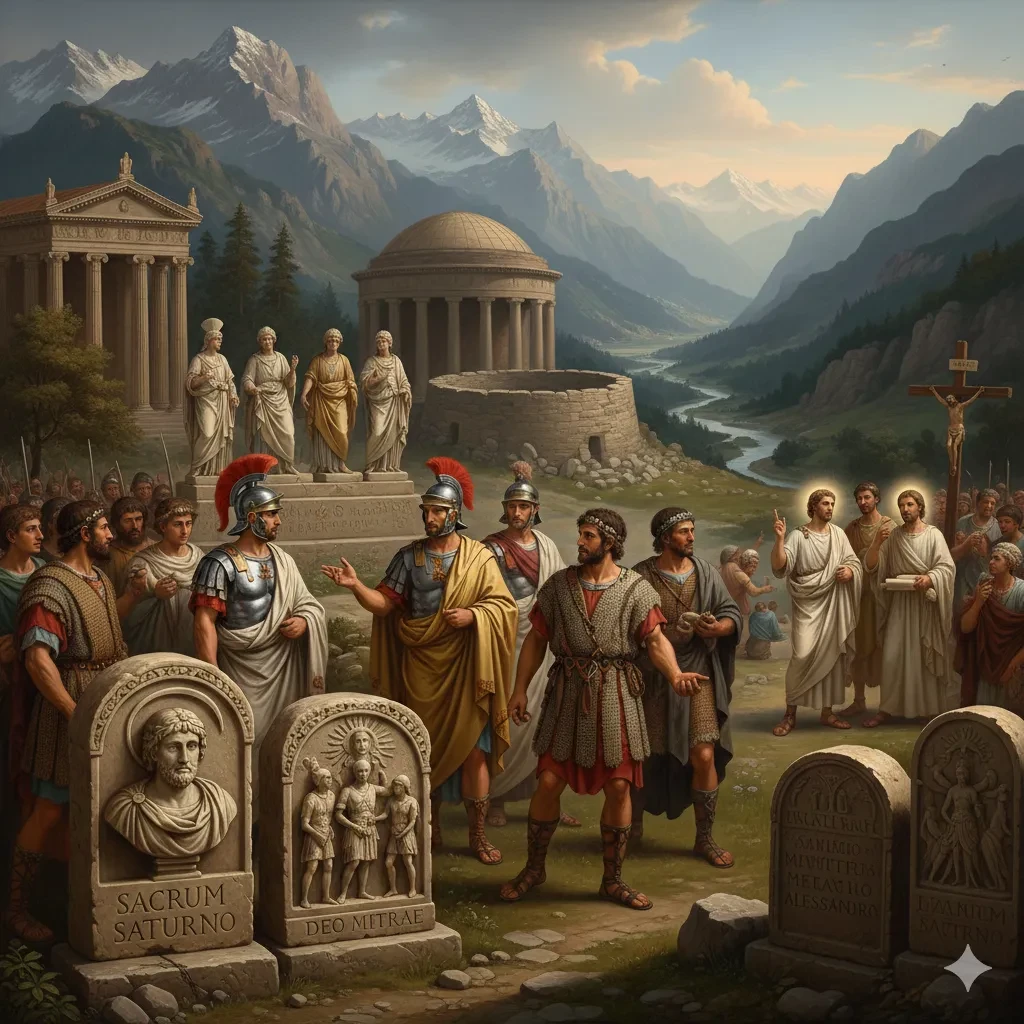Dai Reti ai Romani e la Cristianizzazione lesson poster