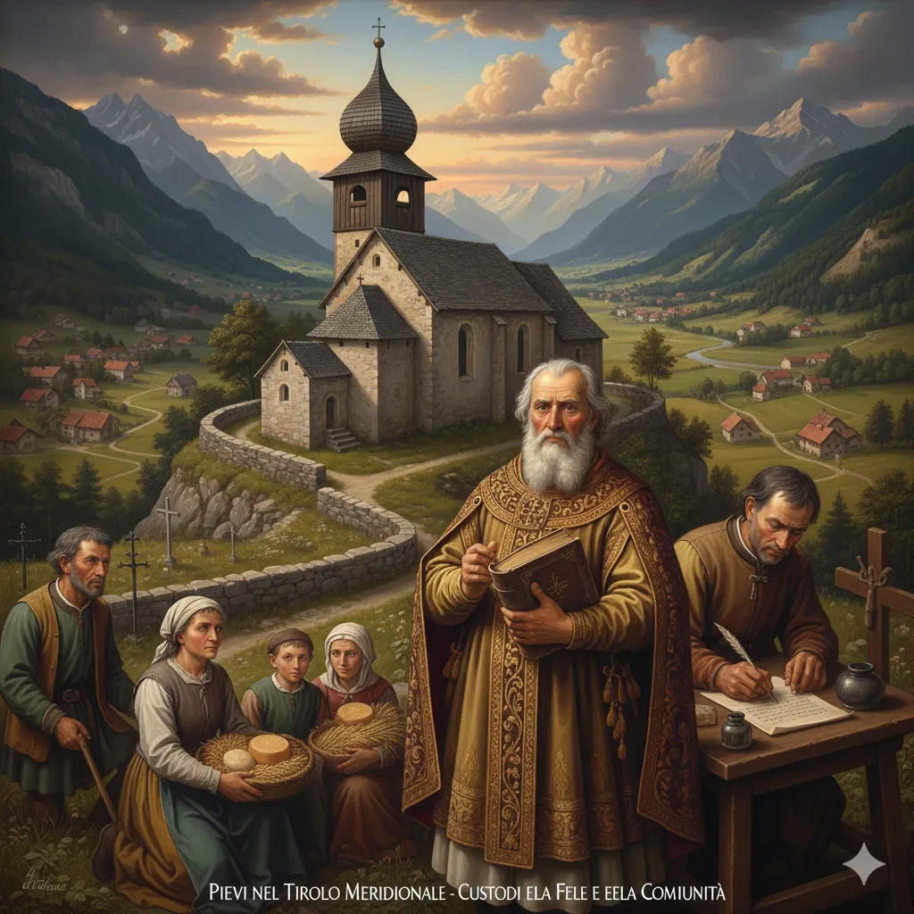 Le Pievi del Tirolo meridionale (Attuale Trentino) lesson poster
