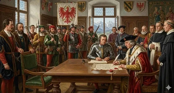 Il Landlibell del 1511: Costituzione e Difesa del Tirolo Storico lesson poster