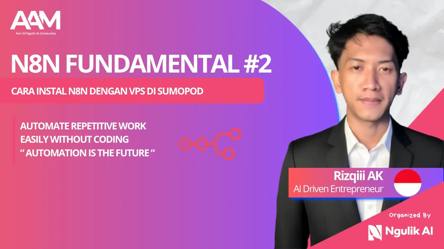 Cara Instal N8N Menggunakan VPS Di Sumopod #2 lesson poster