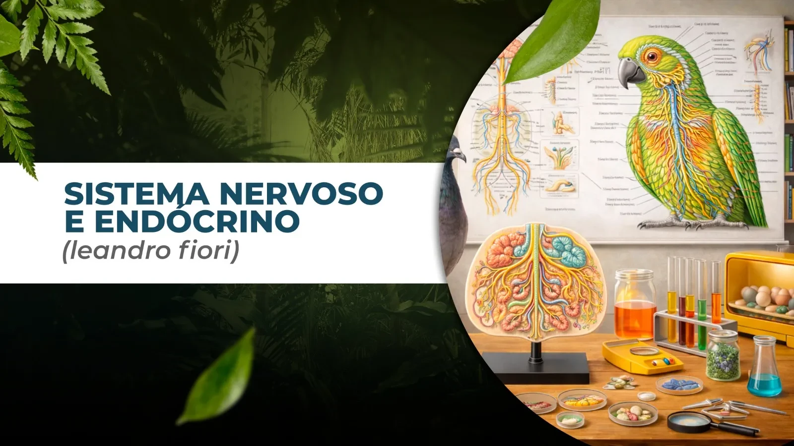 SISTEMA NERVOSO E ENDÓCRINO lesson poster