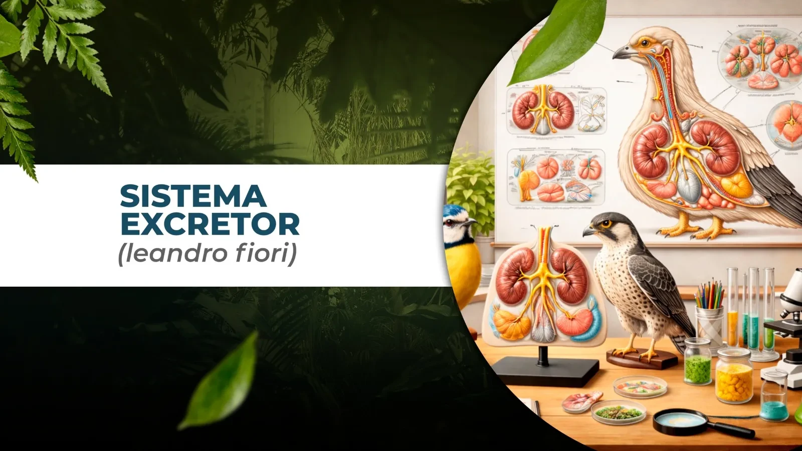 SISTEMA EXCRETOR lesson poster