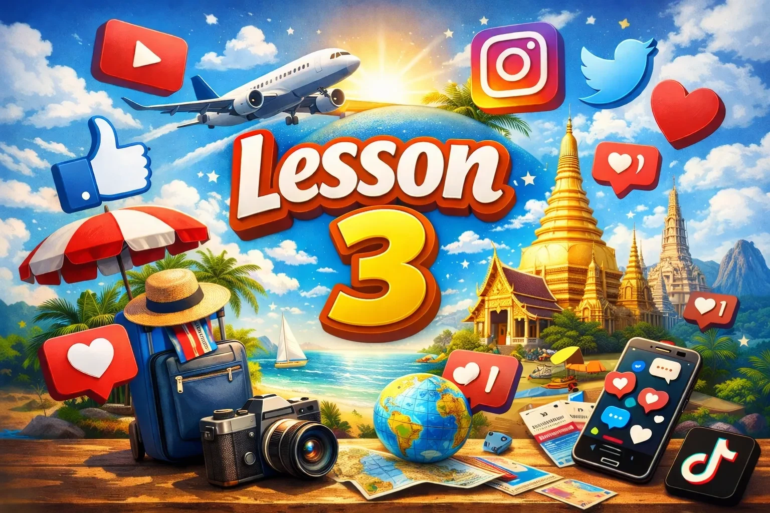 Lesson 3: Using National Days for Easy Content Ideas lesson poster