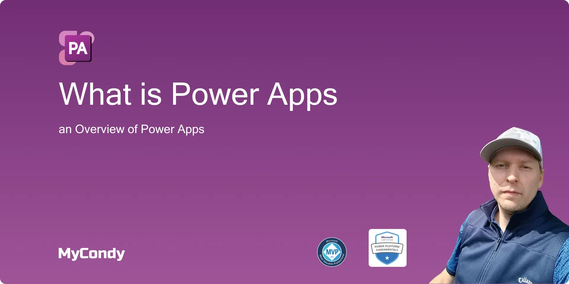 What is Power Apps? lesson poster