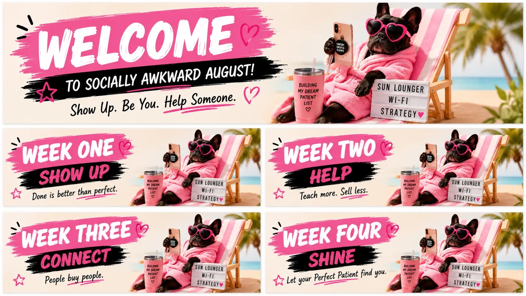 4 Week Overview lesson poster