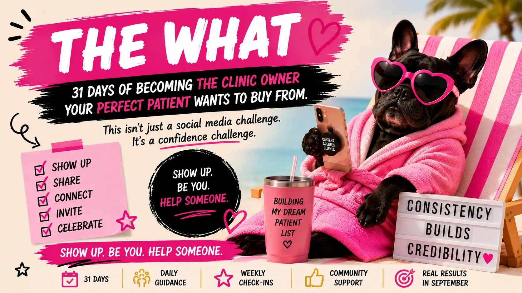 The What lesson poster