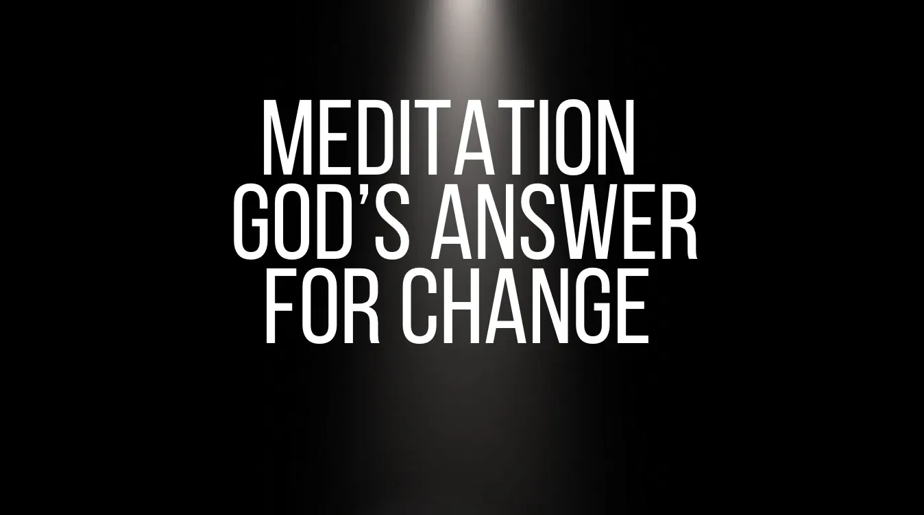 Meditation Guide PDF lesson poster