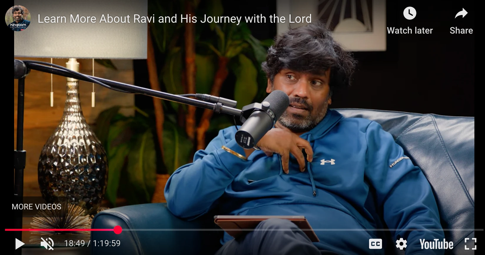 Learn More About Ravi and His Journey with the Lord lesson poster