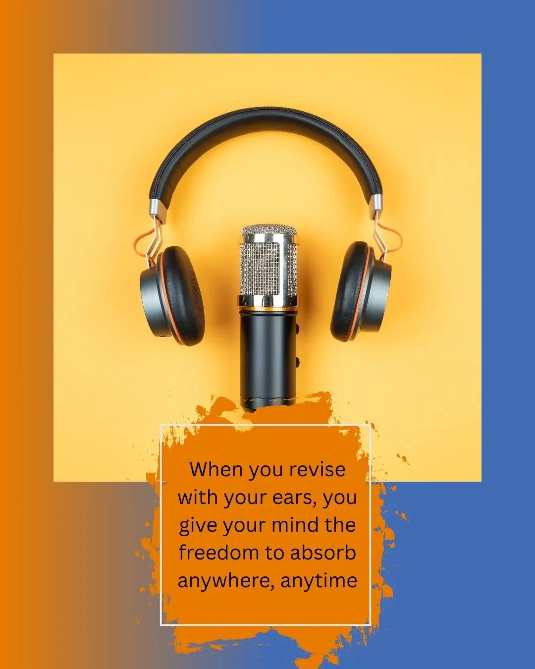 Audio Revision lesson poster