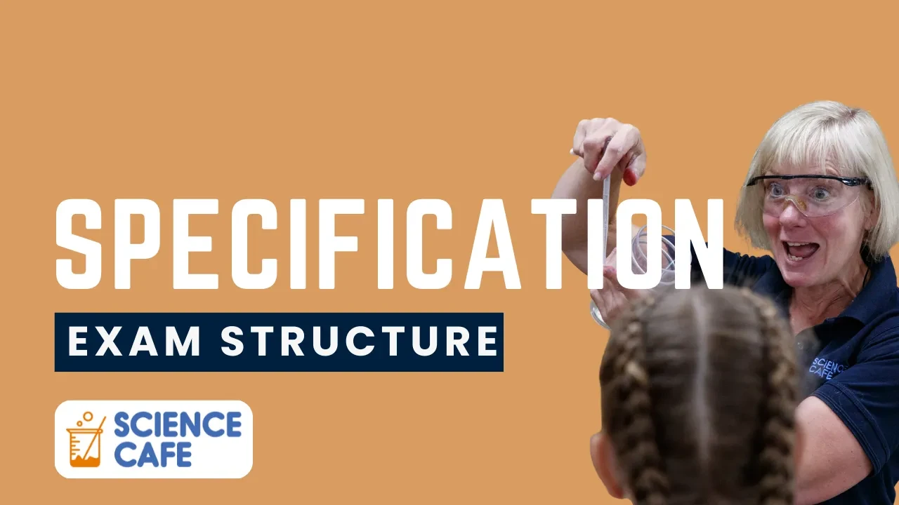Specification and Exam Structure lesson poster