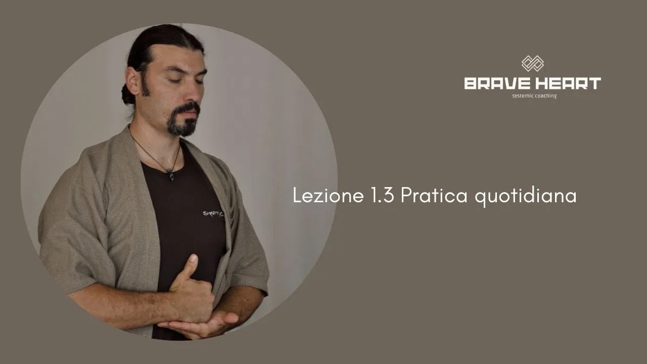 Lesson 1.3 Pratica quotidiana per la 1° settimana lesson poster