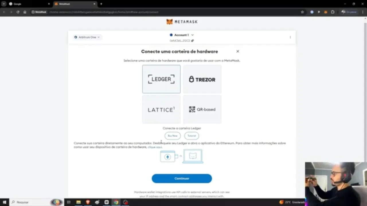 Configurando LEDGER + METAMASK lesson poster