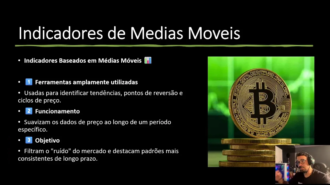 Indicadores de Médias Móveis lesson poster
