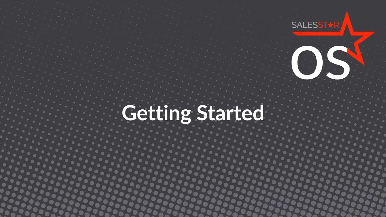 SalesStar OS Setup