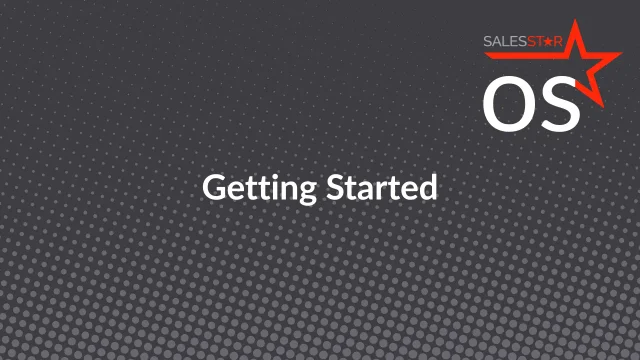 SalesStar OS Setup