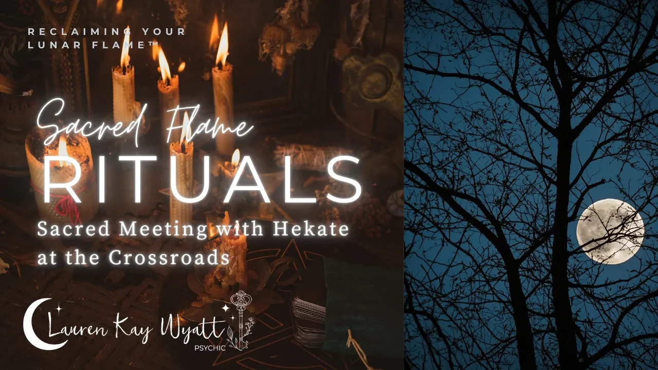Sacred Meeting with Hekate at the Crossroads lesson poster