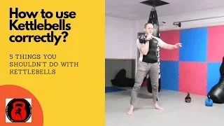 5 Mistakes what you shouldn't do with kettlebells lesson poster