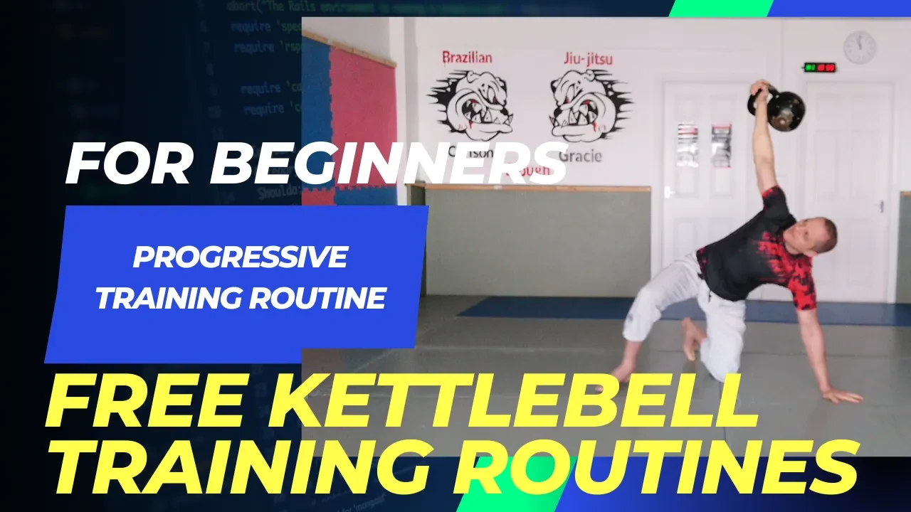 Welcome to the FREE kettlebell training routines lesson poster