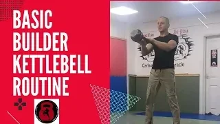 The foundation Builder Kettlebell Routine 1 lesson poster