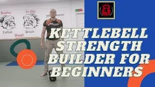 Strength Booster single Kettlebell routine lesson poster