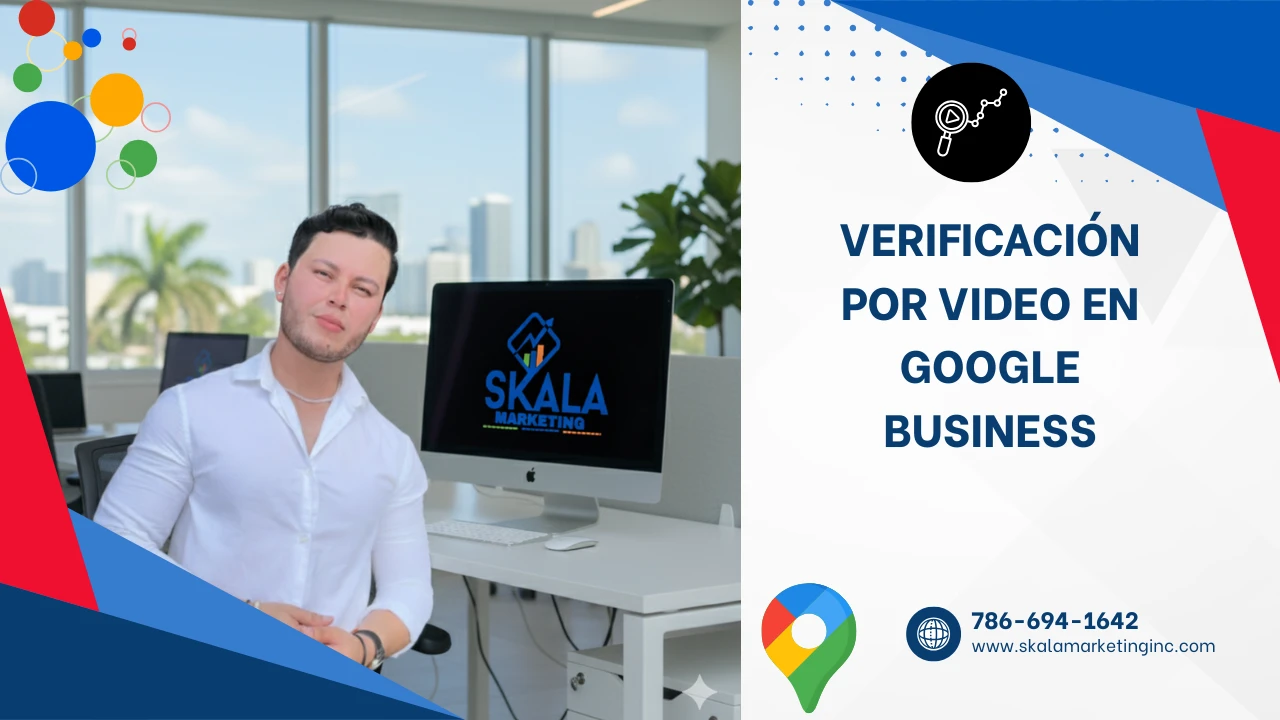 Verificación por video en Google Business lesson poster