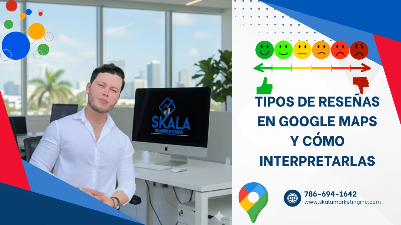 Tipos de reseñas en Google Maps y cómo interpretarlas lesson poster