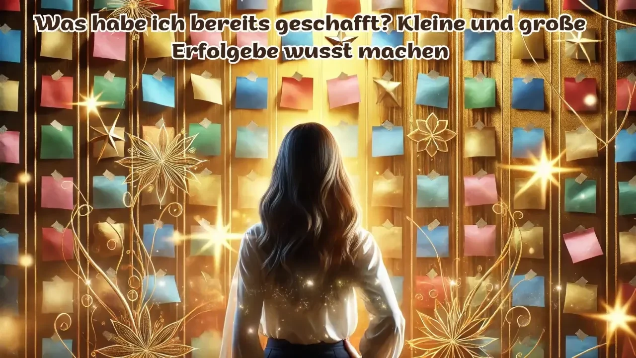 Erfolge feiern lesson poster