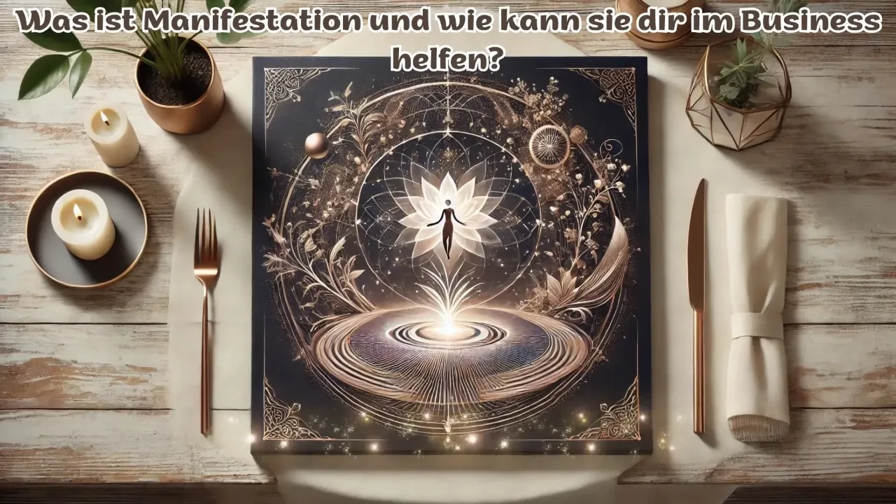 Manifestieren lesson poster
