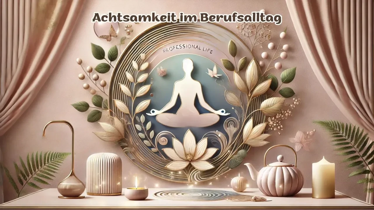 Achtsamkeit im Berufsalltag lesson poster